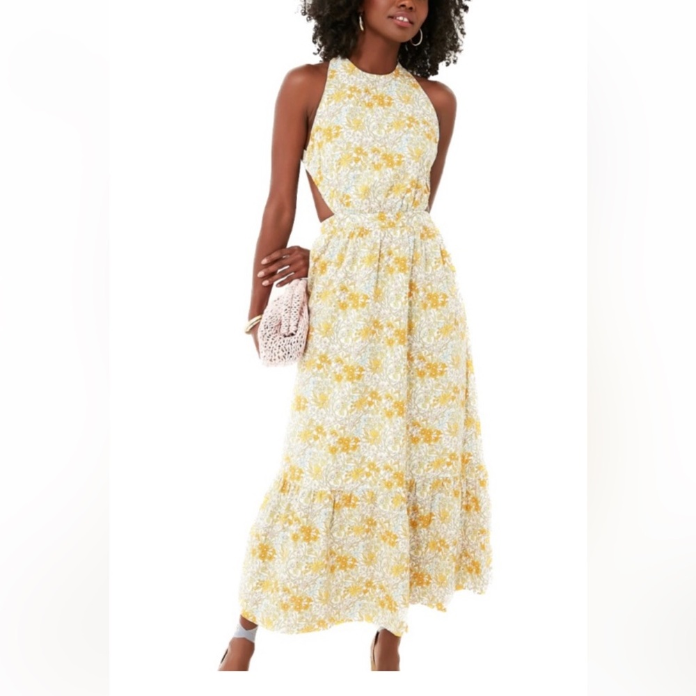 Tuckernuck Hyacinth House floral Maggie Maxi Dress
